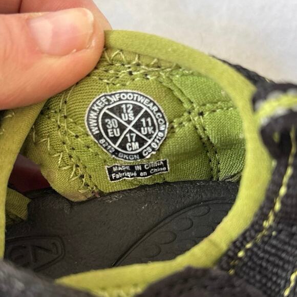 Keen Newport Waterproof Sandals Size 12 Black Lime Green - Picture 6 of 8